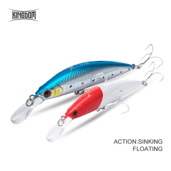 Kingdom Fishing Lure Jerkbait Minnow Wobblers 90mm 11g/26g Hard Bait Plastic Lip For Seawater Five Colors Available Model 3529
Kingdom Fishing Lure Jerkbait Minnow Wobblers 90mm 11g/26g Hard Bait Plastic Lip For Seawater Five Colors Available Model 3529