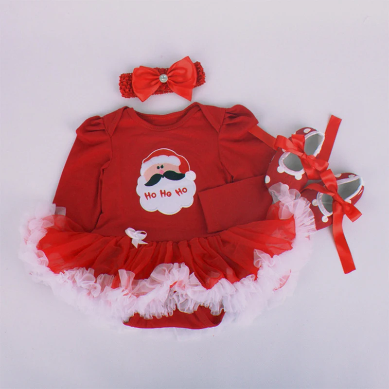 Baby Girl Long Sleeve Romper Dress 3pcs Clothing Sets Bebe Toddler Xmas Santa Clothing Dress Outfits Christmas Costumes Birthday
Baby Girl Long Sleeve Romper Dress 3pcs Clothing Sets Bebe Toddler Xmas Santa Clothing Dress Outfits Christmas Costumes Birthday