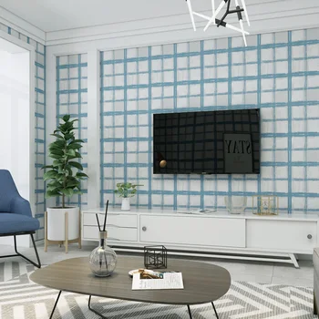 Self Adhesive Grid Wall Paper Modern Kids Rooms Lattice Wallpapers Living Room TV Wallpaper Background Decoration Behang QZ038
Self Adhesive Grid Wall Paper Modern Kids Rooms Lattice Wallpapers Living Room TV Wallpaper Background Decoration Behang QZ038