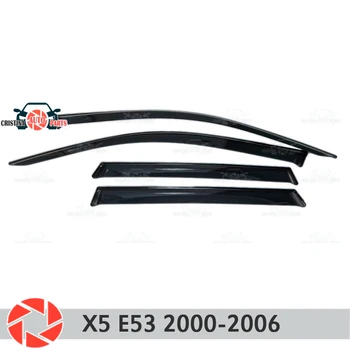 Window deflector for BMW X5 E53 2000-2006 rain deflector dirt protection car styling decoration accessories molding
Window deflector for BMW X5 E53 2000-2006 rain deflector dirt protection car styling decoration accessories molding
