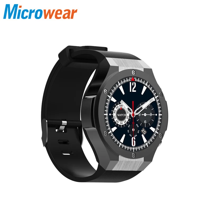 Microwear H2 3g Smartwatch телефон 1 39 дюймов MTK6580 4 ядра 16 ГБ Встроенная память 2.0MP Cam монитор