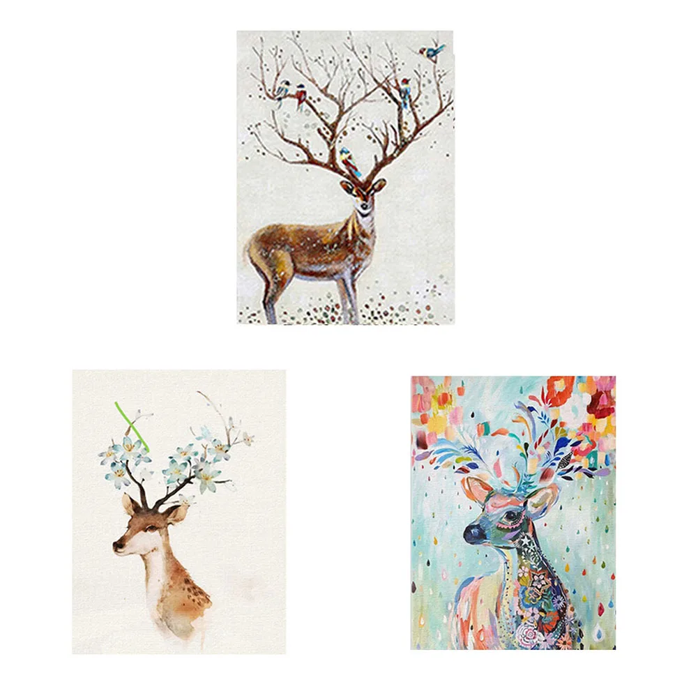 3pc/Set Deer Oil Painting By Numbers DIY Coloring Wall Pictures For Living Room Animal Cuadros Decoracion Paintings
3pc/Set Deer Oil Painting By Numbers DIY Coloring Wall Pictures For Living Room Animal Cuadros Decoracion Paintings