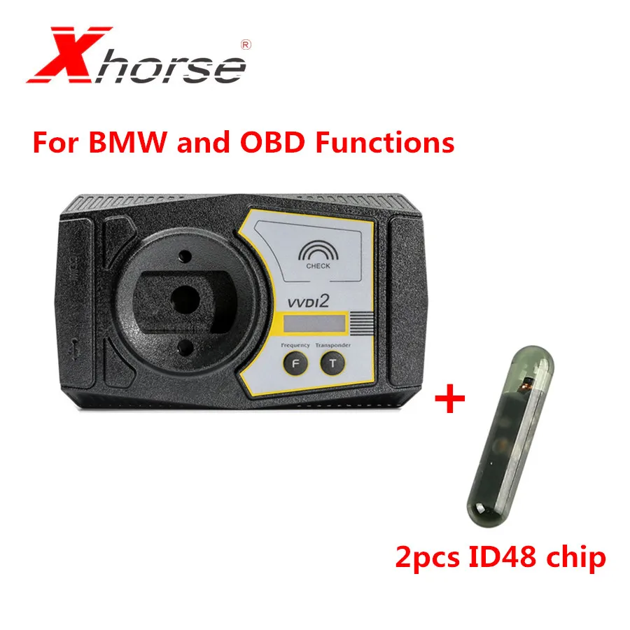 Xhorse VVDI2 For BMW and OBD Functions Authorization Plus 2pcs ID48 Chip (VB-01) For BMW and OBD Functions
Xhorse VVDI2 For BMW and OBD Functions Authorization Plus 2pcs ID48 Chip (VB-01) For BMW and OBD Functions