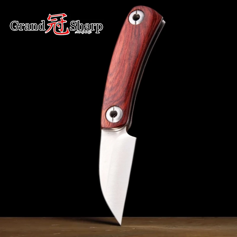 Paring Knife Stainless Steel multi functional Folding Knife Camping BBQ Outdoor Survival Hunting Tactical Kitchen Tools Rosewood
Paring Knife Stainless Steel multi functional Folding Knife Camping BBQ Outdoor Survival Hunting Tactical Kitchen Tools Rosewood