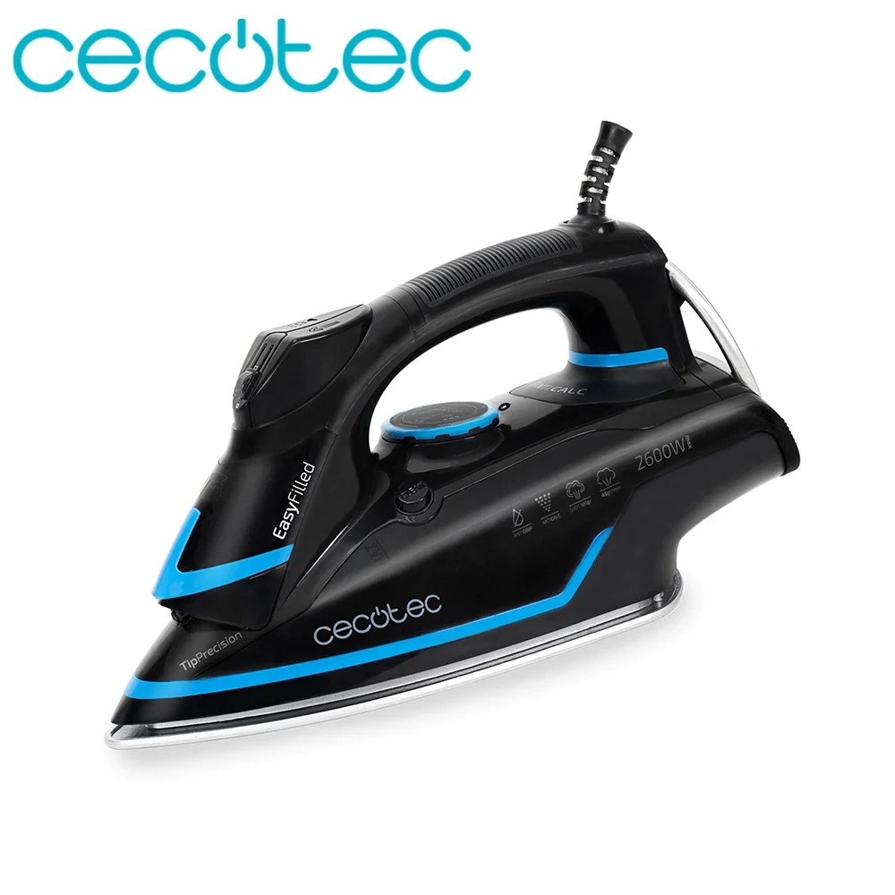 Cecotec Ironing Center ForceTitanium 420 Fast and Effective Steam Iron with 2600W Power Ergonomic Tank Non-stick Resistant | Бытовая