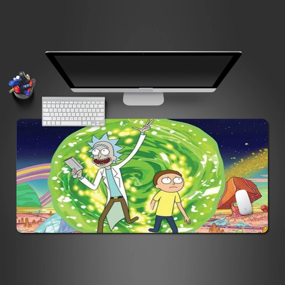 Rick And Morty Mousepad Fast High Quality Gamer Play Mat Non-slip Rubber Home Favorite Computer Keyboard Mouse Large Desk Pads
Rick And Morty Mousepad Fast High Quality Gamer Play Mat Non-slip Rubber Home Favorite Computer Keyboard Mouse Large Desk Pads