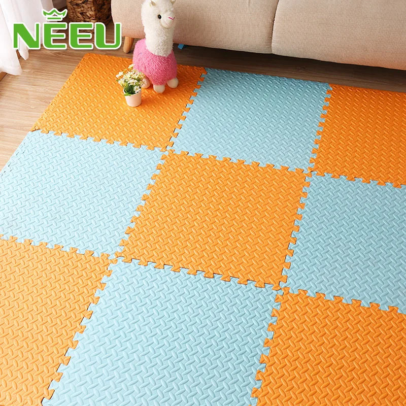 9pcs Lot Leaves Style Eva Foam Baby Play Mat Kid Toys Jigsaw