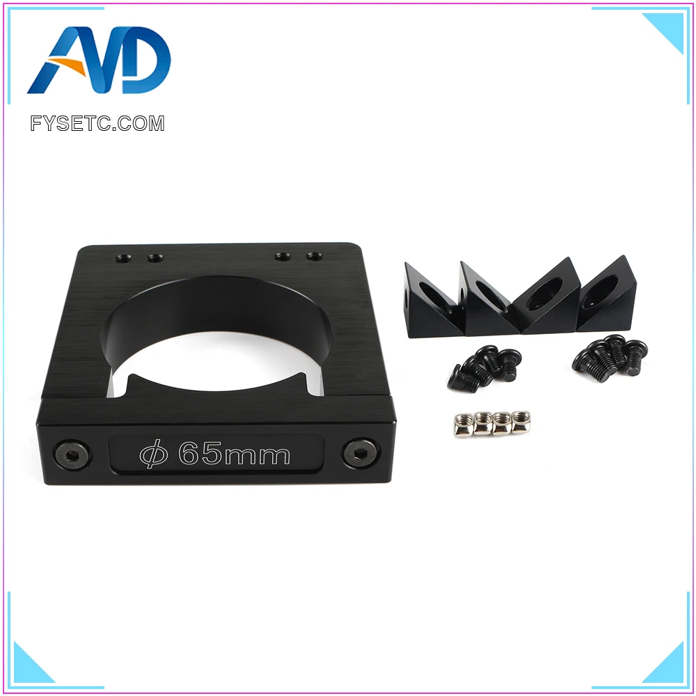 Diameter 65mm Aluminum Router Spindle Mount kit CNC Router Add-On Mouting kit for Workbee OX CNC Makita RT 0700C 3D Printer Part
Diameter 65mm Aluminum Router Spindle Mount kit CNC Router Add-On Mouting kit for Workbee OX CNC Makita RT 0700C 3D Printer Part