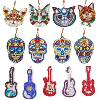 4/5PCS DIY Diamond Key Chain Special Shaped Full Diamond Painting Keyring Keychains Cross Stitch Embroidery Women Bag Key Chain
4/5PCS DIY Diamond Key Chain Special Shaped Full Diamond Painting Keyring Keychains Cross Stitch Embroidery Women Bag Key Chain