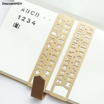 1 Pieces Number&Alphabet&Pattern Ruler Drawing Template Multi-function Hollow out Ruler & Bookmark School Supplies,13 cm x 3 cm
1 Pieces Number&Alphabet&Pattern Ruler Drawing Template Multi-function Hollow out Ruler & Bookmark School Supplies,13 cm x 3 cm