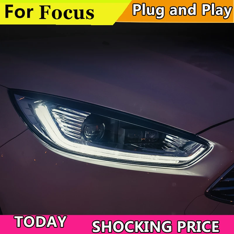 Car Styling for Ford focus Headlights 2015 2016 2017 2018 for focus Headlight DRL Lens Double Beam H7 HID Xenon bi xenon lens
Car Styling for Ford focus Headlights 2015 2016 2017 2018 for focus Headlight DRL Lens Double Beam H7 HID Xenon bi xenon lens