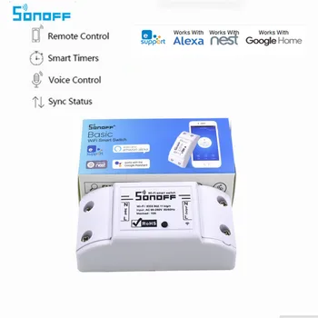 Sonoff Smart Wifi Switch Smart Wireless Remote Switch Domotica Wif Light Switch Smart Google Home Controller Work with Alexa HWC
Sonoff Smart Wifi Switch Smart Wireless Remote Switch Domotica Wif Light Switch Smart Google Home Controller Work with Alexa HWC