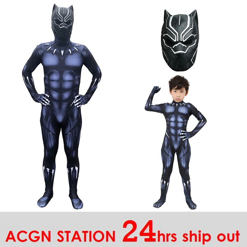 Black Panther kid costumes T'Challa cosplay costume Black Panther Costume Halloween Costume For Adult BP suit for kid and adult
Black Panther kid costumes T'Challa cosplay costume Black Panther Costume Halloween Costume For Adult BP suit for kid and adult