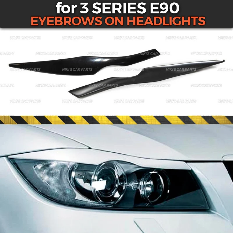 Eyebrows on headlights case for BMW E90 2005-2011 ABS plastic cilia eyelash molding decoration car styling tuning accessories
Eyebrows on headlights case for BMW E90 2005-2011 ABS plastic cilia eyelash molding decoration car styling tuning accessories