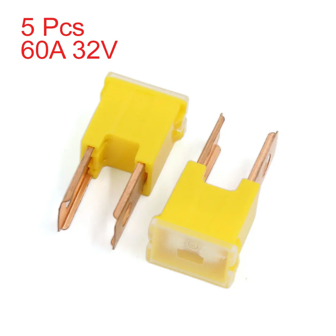 X Autohaux Yellow Car Pal Two Straight Blade Fuse Male Pacific Auto Link Fuses 60A 5Pcs
X Autohaux Yellow Car Pal Two Straight Blade Fuse Male Pacific Auto Link Fuses 60A 5Pcs
