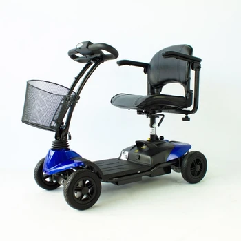 Electric Scooter with 4 wheels | Compact and Detachable | Blue | Virgo | Mobiclinic
Electric Scooter with 4 wheels | Compact and Detachable | Blue | Virgo | Mobiclinic