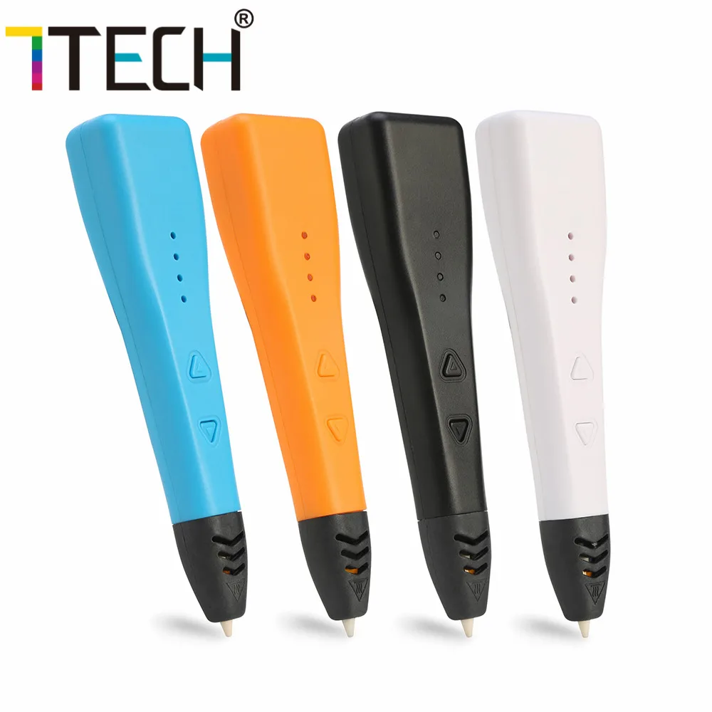 7TECH 3 D Plastic Drawing Pen 1.75mm ABS/PLA Filament Material Creative DIY Magic for Kids Toy Smart 3D Printing Pencil Gift |