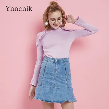 Ynncnik 2018 New Spring Knitted Pullovers Long Sleeve Solid Mesh Patchwork Sexy Shoulder Sweaters Sweet Lovely Knitwear S1003
Ynncnik 2018 New Spring Knitted Pullovers Long Sleeve Solid Mesh Patchwork Sexy Shoulder Sweaters Sweet Lovely Knitwear S1003