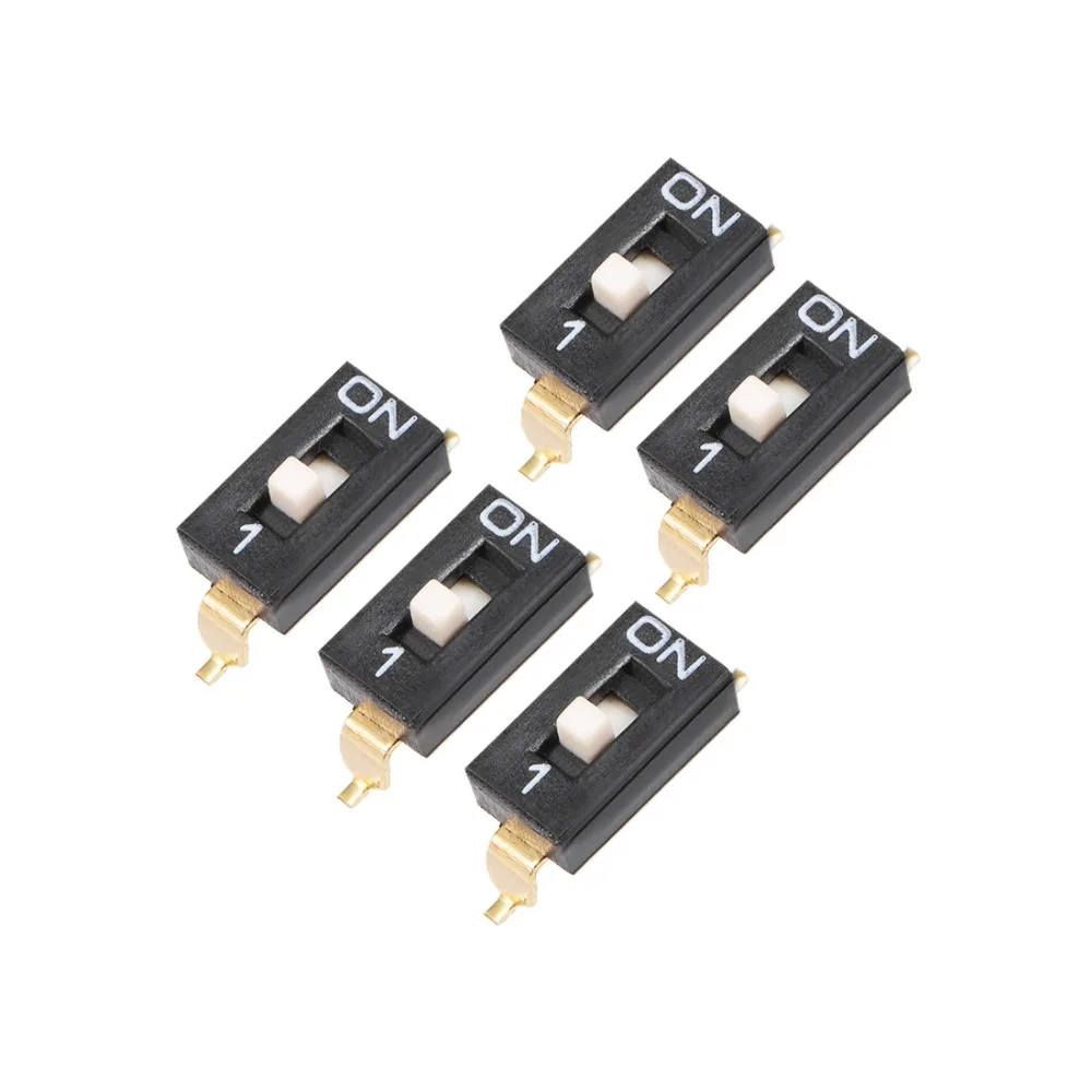 UXCELL 5Pcs DIP Switches Black 1 Positions for Circuit Boards Breadboards PCB SMD Type and all Pcb Projects Switches Accessories
UXCELL 5Pcs DIP Switches Black 1 Positions for Circuit Boards Breadboards PCB SMD Type and all Pcb Projects Switches Accessories