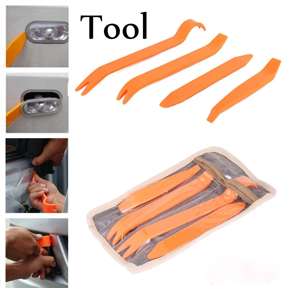 4pcs Auto Car Radio Door Clip Panel Trim Dash Audio Removal Installer Pry Tool Portable Clip Kit Repair Tool Drop Shipping
4pcs Auto Car Radio Door Clip Panel Trim Dash Audio Removal Installer Pry Tool Portable Clip Kit Repair Tool Drop Shipping