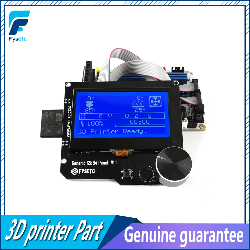Generic 12864 Panel V1.1 Smart Controller 12864LCD Display With SD Card Holder Support CNC Marlin DIY For Cheetah F6 Ramps
Generic 12864 Panel V1.1 Smart Controller 12864LCD Display With SD Card Holder Support CNC Marlin DIY For Cheetah F6 Ramps