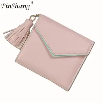 PinShang Ladies Wallet Cute Leather Tassel Card Holder Trifold Student Envelope Clutch Purse Feminia Tassel Purse For Gift ZK30
PinShang Ladies Wallet Cute Leather Tassel Card Holder Trifold Student Envelope Clutch Purse Feminia Tassel Purse For Gift ZK30