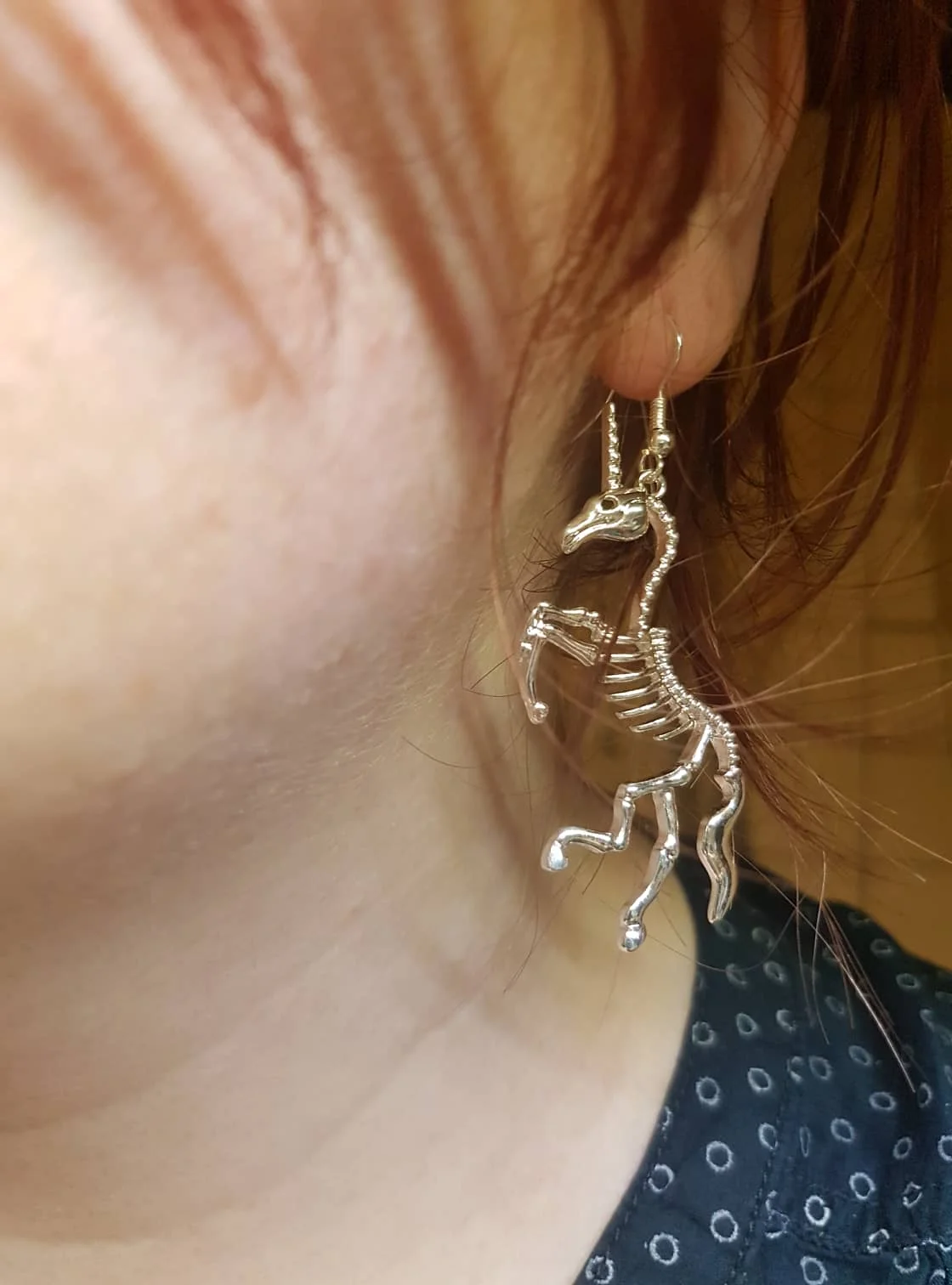 Punk Unicorn Skeleton Earrings Punk Unicorn Skeleton Earrings