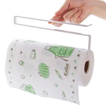 Cabinet Roll Paper Holder Bathroom Kitchen Free Punching Paper Rack Creative Plastic Wrap Shelf Paper Towel Storage Rack
Cabinet Roll Paper Holder Bathroom Kitchen Free Punching Paper Rack Creative Plastic Wrap Shelf Paper Towel Storage Rack