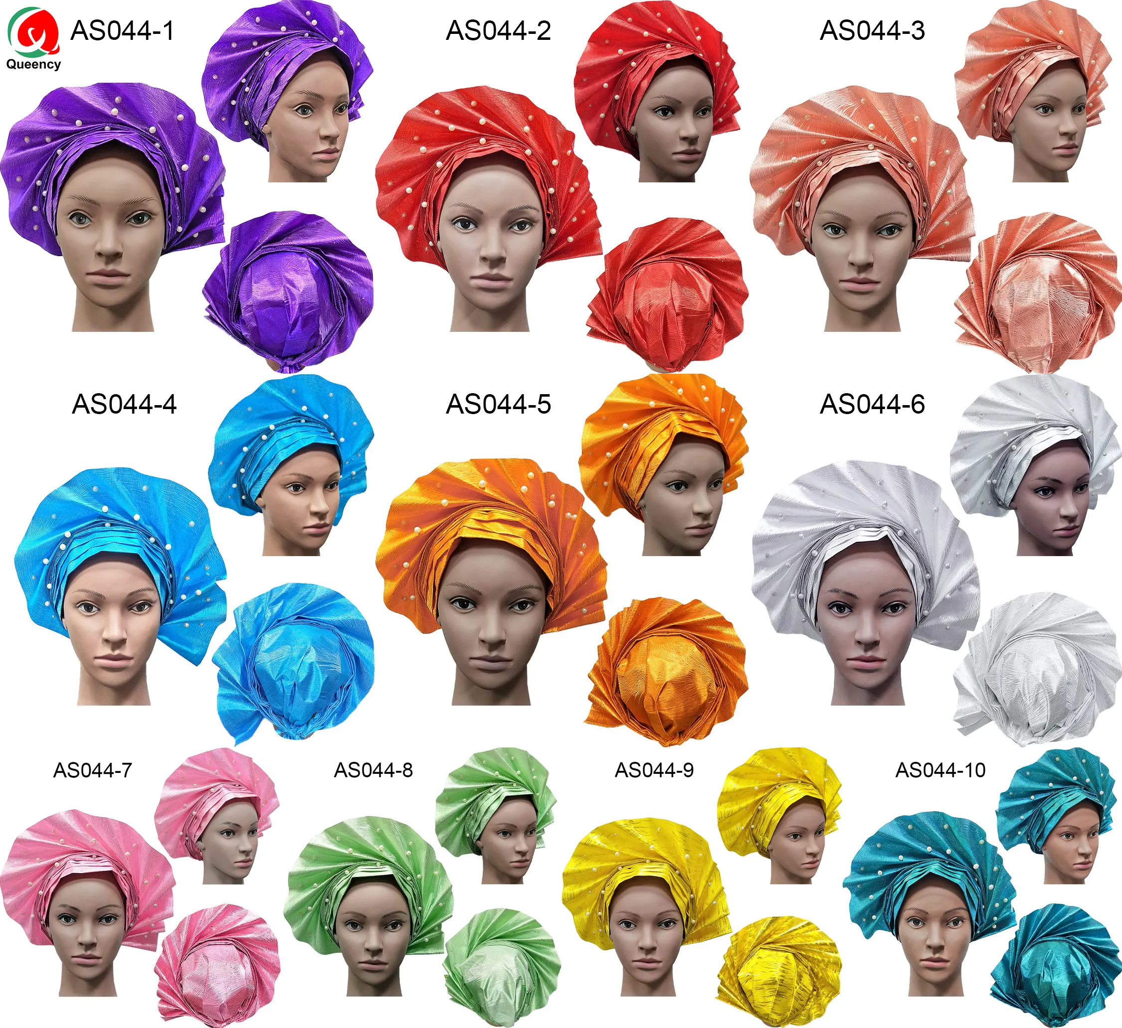 DHL-2019 Newest African Sego Headtie Wrapper Wholesale Women Auto Headtie 18 Colors Available AS044
DHL-2019 Newest African Sego Headtie Wrapper Wholesale Women Auto Headtie 18 Colors Available AS044