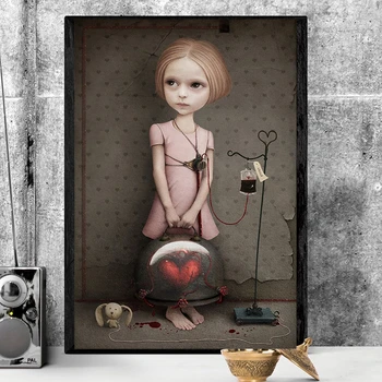 The Girl enters blood By Mark Ryden Poster Abstract Print Decorative Picture for Living Room Home Decoration
The Girl enters blood By Mark Ryden Poster Abstract Print Decorative Picture for Living Room Home Decoration