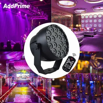 Professional LED Stage Lights 18 LED UV Light DMX512 Stage Lighting Effect For DJ Disco Projector Spotlight Party Bar Club KTV
Professional LED Stage Lights 18 LED UV Light DMX512 Stage Lighting Effect For DJ Disco Projector Spotlight Party Bar Club KTV