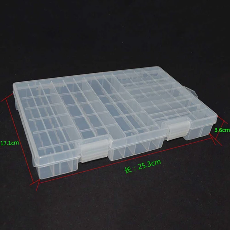 Multi-Section AA And AAA Battery Storage Box 14500/10440 Transparent PP Battery Storage Box Sorting Box
Multi-Section AA And AAA Battery Storage Box 14500/10440 Transparent PP Battery Storage Box Sorting Box