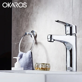 OKAROS Bathroom Basin Faucets Brass Chrome Finished Lavotory Modern Deck Mounted Water Sink MixerTap Torneira Parede
OKAROS Bathroom Basin Faucets Brass Chrome Finished Lavotory Modern Deck Mounted Water Sink MixerTap Torneira Parede