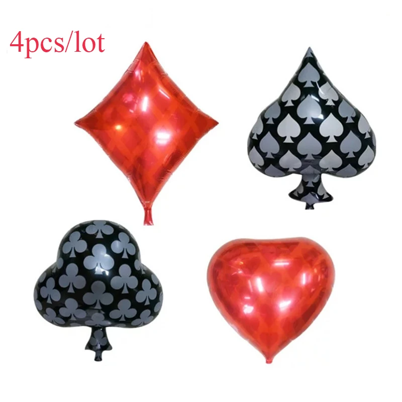 4pcs/lots Creative Foil Balloons Heart Diamond Helium Balloon Party Supplies Poker Party Balloon Wedding Decoration
4pcs/lots Creative Foil Balloons Heart Diamond Helium Balloon Party Supplies Poker Party Balloon Wedding Decoration