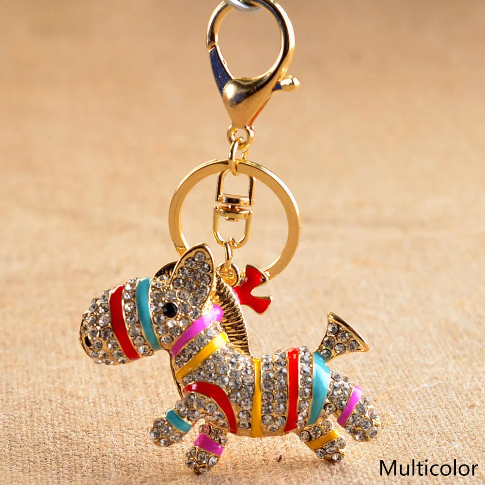 Colorful Zebra Keychain Charm Pendant Rhinestones Lovers High-grade Keyring Accessories For Bags Key Chains Accessories
Colorful Zebra Keychain Charm Pendant Rhinestones Lovers High-grade Keyring Accessories For Bags Key Chains Accessories