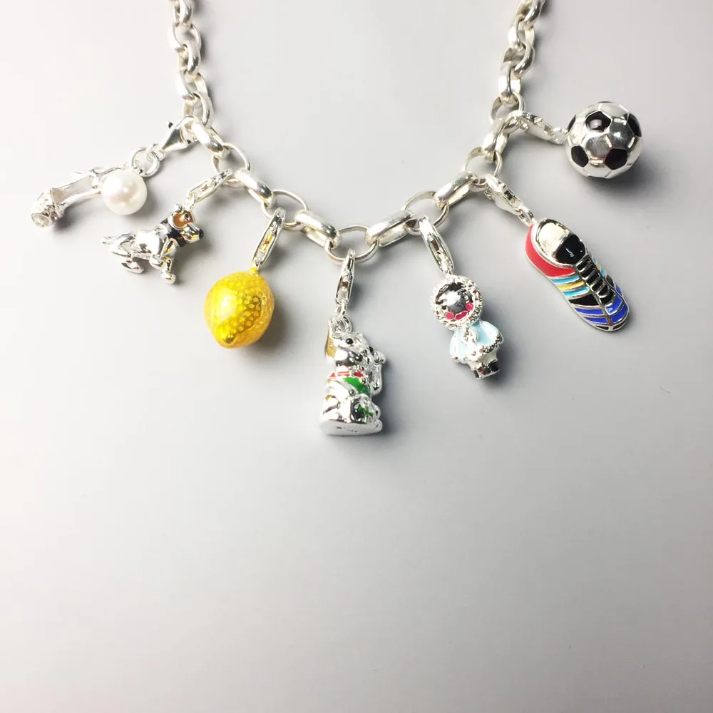 Jack Russell Terrier Lemon Cat Football Shoe Charms Pendant Fit Bag Bracelet 925 Silver DIY Gift Fashion Jewelry For Women Girl
Jack Russell Terrier Lemon Cat Football Shoe Charms Pendant Fit Bag Bracelet 925 Silver DIY Gift Fashion Jewelry For Women Girl
