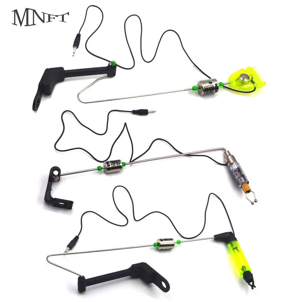 MNFT 5Pcs Carp Fishing Swingers Luminated Set Of 3 Style Drop off Bite Indicators LED Fishing Tackle Tools
MNFT 5Pcs Carp Fishing Swingers Luminated Set Of 3 Style Drop off Bite Indicators LED Fishing Tackle Tools