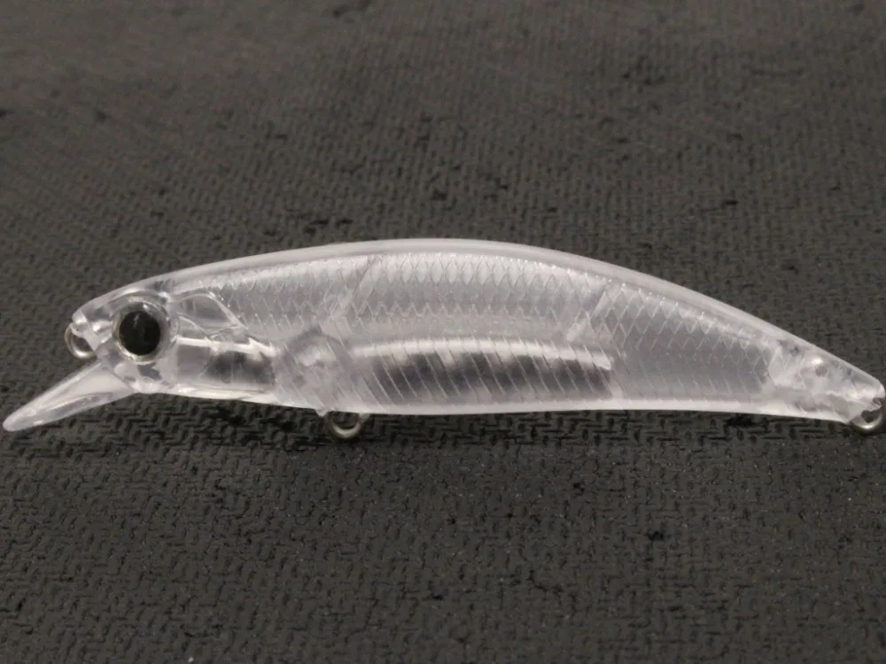 wLure 6.5cm 3.3g Sinking Minnow Unpainted Transparent Jerkbait Blank Lure Customize Painting UPM777P10
wLure 6.5cm 3.3g Sinking Minnow Unpainted Transparent Jerkbait Blank Lure Customize Painting UPM777P10