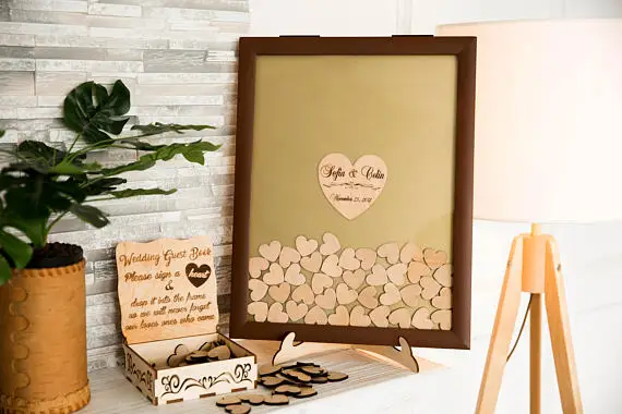 personalised brown Rustic wooden wedding engraved Alternative guestbooks frame memory drop box signature guest books
personalised brown Rustic wooden wedding engraved Alternative guestbooks frame memory drop box signature guest books
