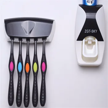2Pcs/Set 5 Toothbrush Holder Squeezer Creative Automatic Plastic Lazy Toothpaste Dispenser Bathroom Shelves Bathing Accessories
2Pcs/Set 5 Toothbrush Holder Squeezer Creative Automatic Plastic Lazy Toothpaste Dispenser Bathroom Shelves Bathing Accessories