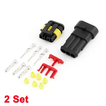 UXCELL 2 Set 3 Pole Waterproof Connector 3 Way Connector Car Truck Boat Atv Utv Rv
UXCELL 2 Set 3 Pole Waterproof Connector 3 Way Connector Car Truck Boat Atv Utv Rv
