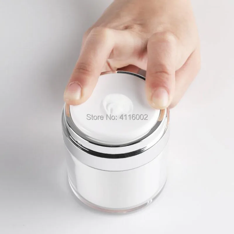 50pcs 50g/50ML Airless Acrylic Cream Jar Round Vacuum Cream Bottle Cosmetic Makeup Jars Packing Pump Bottle
50pcs 50g/50ML Airless Acrylic Cream Jar Round Vacuum Cream Bottle Cosmetic Makeup Jars Packing Pump Bottle