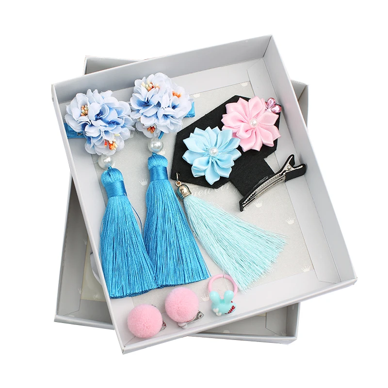 5~6pcs/pack-Chinese Retro Princess Style Children's Hair Gift Box Set Of Rabbit Hair Ball Hair Clip Girl's Hair Accessories
5~6pcs/pack-Chinese Retro Princess Style Children's Hair Gift Box Set Of Rabbit Hair Ball Hair Clip Girl's Hair Accessories