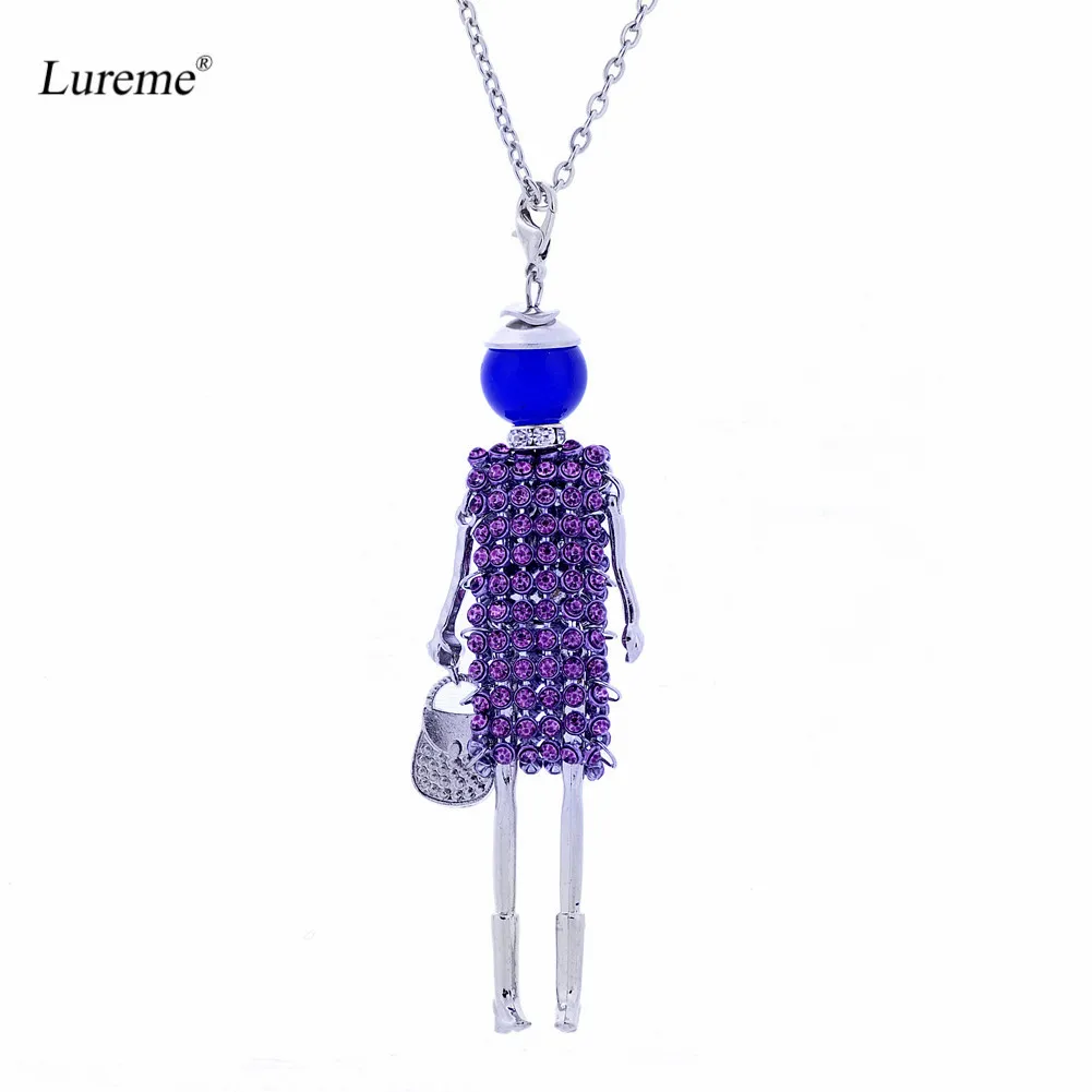 Lureme New Handmade Doll Pendant Maxi Necklace Women Cute Hot Angel Girls Flower Dress Statement Necklaces Fashion Jewelry
Lureme New Handmade Doll Pendant Maxi Necklace Women Cute Hot Angel Girls Flower Dress Statement Necklaces Fashion Jewelry