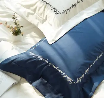 74*48cm deep blue/white embroidery twill cotton pillowcase single pillow case cushion covers bed pillow cover
74*48cm deep blue/white embroidery twill cotton pillowcase single pillow case cushion covers bed pillow cover