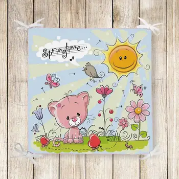 Else Pink Baby Cat Spring Flowers 3d Print Chair Pad Seat Cushion Soft Memory Foam Full Lenght Ties Non Slip Washable Square
Else Pink Baby Cat Spring Flowers 3d Print Chair Pad Seat Cushion Soft Memory Foam Full Lenght Ties Non Slip Washable Square