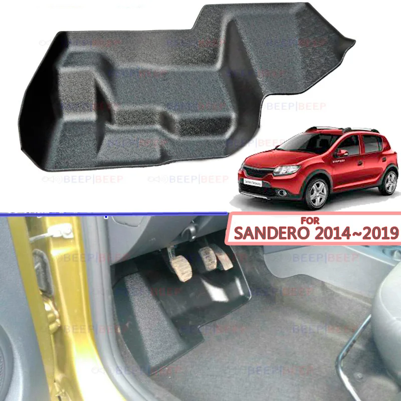 Plate under the pedals on inner carpet for Renault Sandero 2014~2019 plastic ABS accessories car styling dirt protection carpet
Plate under the pedals on inner carpet for Renault Sandero 2014~2019 plastic ABS accessories car styling dirt protection carpet