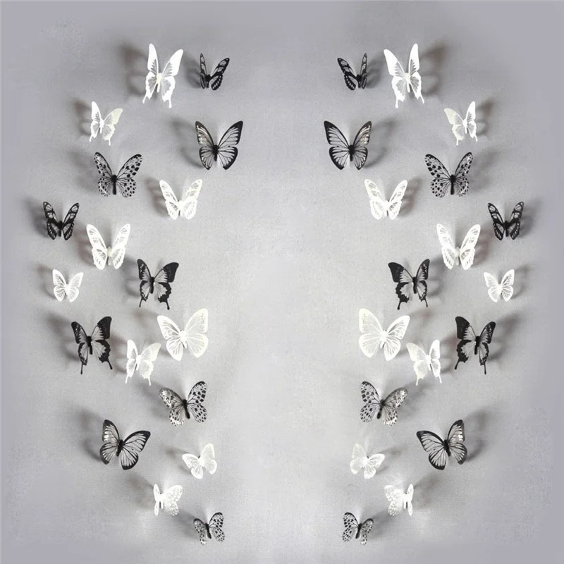 18PCS 3D Butterfly Crystal Transparent Wallpaper 3D PVC Wall Papers Adhesive Wallpapers For Living Room Home Decor 21*29.5cm
18PCS 3D Butterfly Crystal Transparent Wallpaper 3D PVC Wall Papers Adhesive Wallpapers For Living Room Home Decor 21*29.5cm