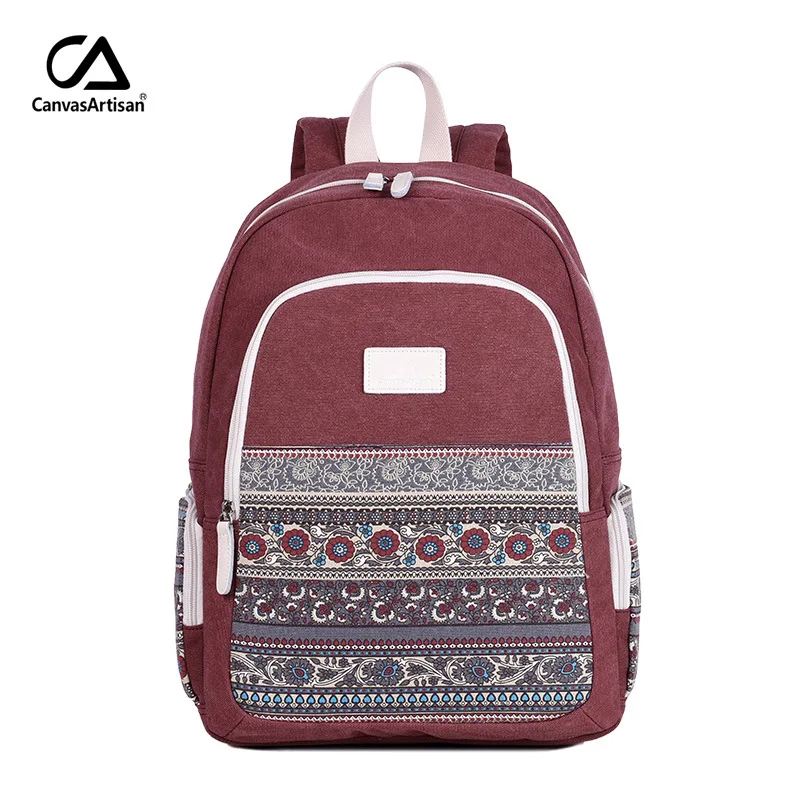 Canvasartisan Women Canvans Backpack Retro Floral Style Female Laptop Backpacks Large Capacity Travel Daypack Bag
Canvasartisan Women Canvans Backpack Retro Floral Style Female Laptop Backpacks Large Capacity Travel Daypack Bag