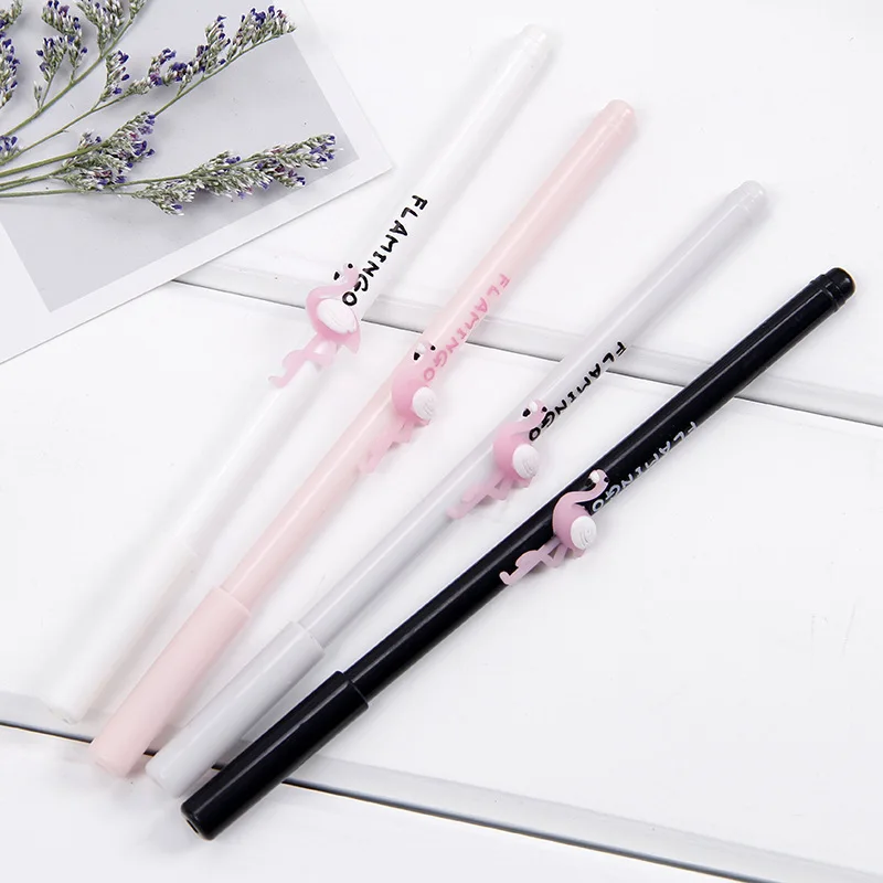 36 pcs/lot Flamingo Gel Pen for writing Cute 0.5 mm Black Ink pens School Writing supplies Stationery gift Escolar Papelaria
36 pcs/lot Flamingo Gel Pen for writing Cute 0.5 mm Black Ink pens School Writing supplies Stationery gift Escolar Papelaria